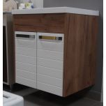 Ormarić MARINA 600BX beli/orah