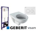 - KOMPLET VISAM ugradni vodokotlić sa GEBERIT WC šoljom i daskom