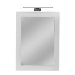 Ogledalo LENA 600A3 belo + LED