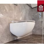 PEŠTAN Fluenta konzolna WC šolja RIMLESS + daska
