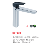 ROSAN Stolz CRNA za lavabo visoka 130109B