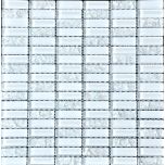 MOZAIK stakleni 1548-1 beli 30x30