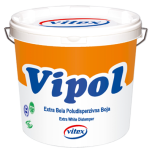 Boja za zidove VIPOL poludisperzija 3 lit