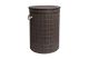 Korpa za veš BAMBUS tamni okrugla Minotti