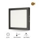 BLACK LED panel 18W kocka nadgradni