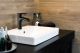 HERZ Elite Black slavina za lavabo E10B