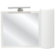 ESSENZA 100A3 White ogledalo + LED svetlo