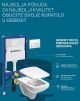 - AKCIJA Geberit Delta50 set sa WC šoljom Selnova Square RIMFREE