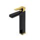 NEWARC slavina za lavabo visoka BLACK/GOLD