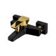 NEWARC slavina za kadu BLACK/GOLD