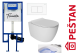 - Komplet set PEŠTAN vodokotlić + bela tipka + ISVEA Sentimenti WC šolja