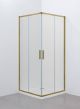 80x80 K tuš kabina GOLD providno staklo 