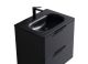 TIMBER Black 60 cm donji ormarić sa crnim lavaboom N
