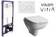 - KOMPLET VISAM ugradni vodokotlić sa Vitra S20 WC šoljom i daskom