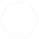 HEXAGON White 22,5x29,5