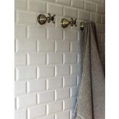 BISELADO Blanco 10x20