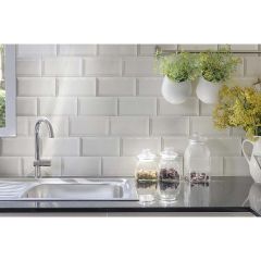 BISELADO Blanco MAT 10x20