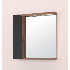 Ogledalo sa ormarićem IRIS Antracit 75 cm