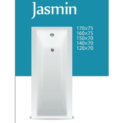 JASMIN akrilna kada 170x75 KOMPLET