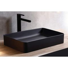 .Lavabo 7011 Minotti SLIM crni MAT 61x36 cm