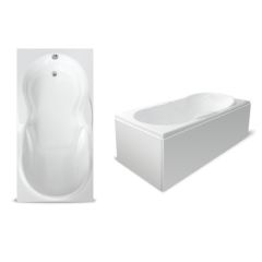 RELAX akrilna kada 180x90 KOMPLET