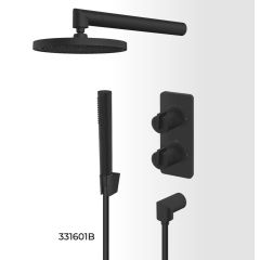 ROSAN Stolz S3 Black 331601B Thermo ugradna za tuš kabinu