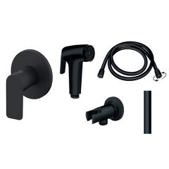 Higijenski tuš set ugradni ROSAN S2 Black