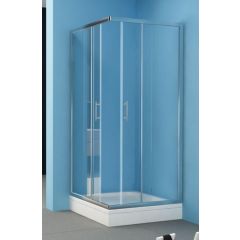 80x80 K silver ram providno staklo KOLPA