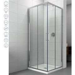 80x80 K CONCEPT ATLAS tuš kabina 6mm