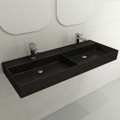 Lavabo BOCCHI Milano 120cm dupli CRNI