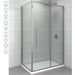 100x80 K Concept DEVON staklo 6mm (tanki ram)