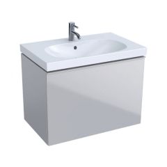 GEBERIT Acanto ormarić sa lavaboom 75 cm SIVI