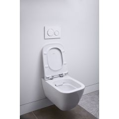 GEBERIT Smyle Square RIM-FREE WC šolja konzolna + daska