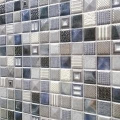 ATLAS Glass Azul RETT 25x75