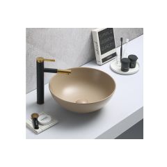 .Lavabo 7008 Minotti SLIM bež MAT fi-42 cm
