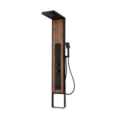 Masažni stub Inox WOOD crni 4901 DL