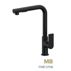 Copen NOOK slavina za sudoperu sa tušem Black Matte 109