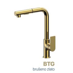 Copen NOOK slavina za sudoperu sa tušem Brushed Gold 109