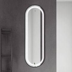 Ogledalo 1183 LED Black Frame 45x140 cm A