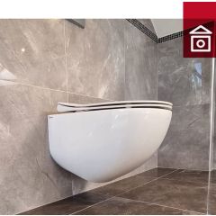PEŠTAN Fluenta konzolna WC šolja RIMLESS + daska