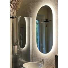 -Ogledalo LED Oval 55x110 cm