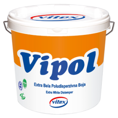 Boja za zidove VIPOL poludisperzija 9 lit