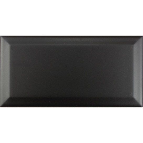BISELADO Negro MAT 10x20