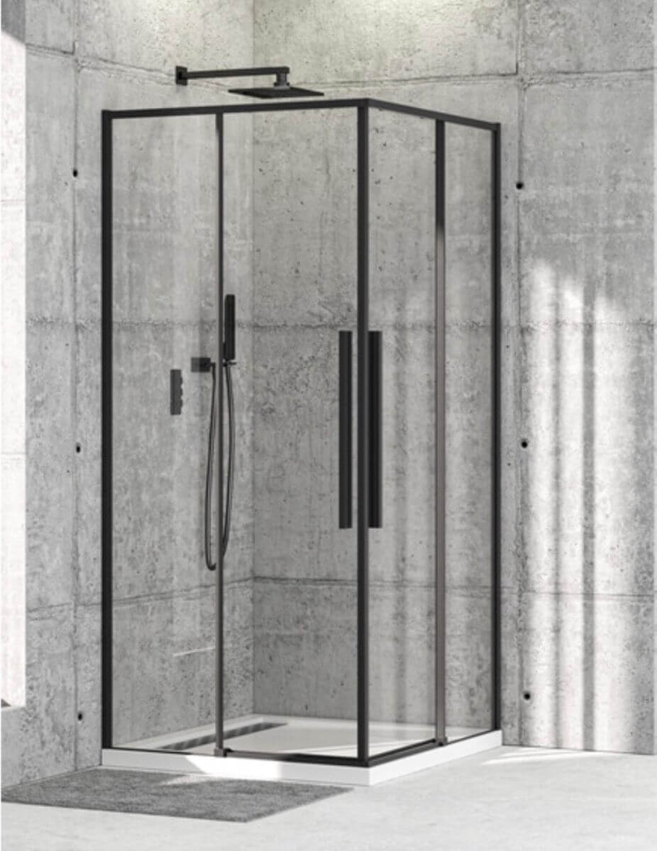 K tuš kabina BLACK slim 6mm