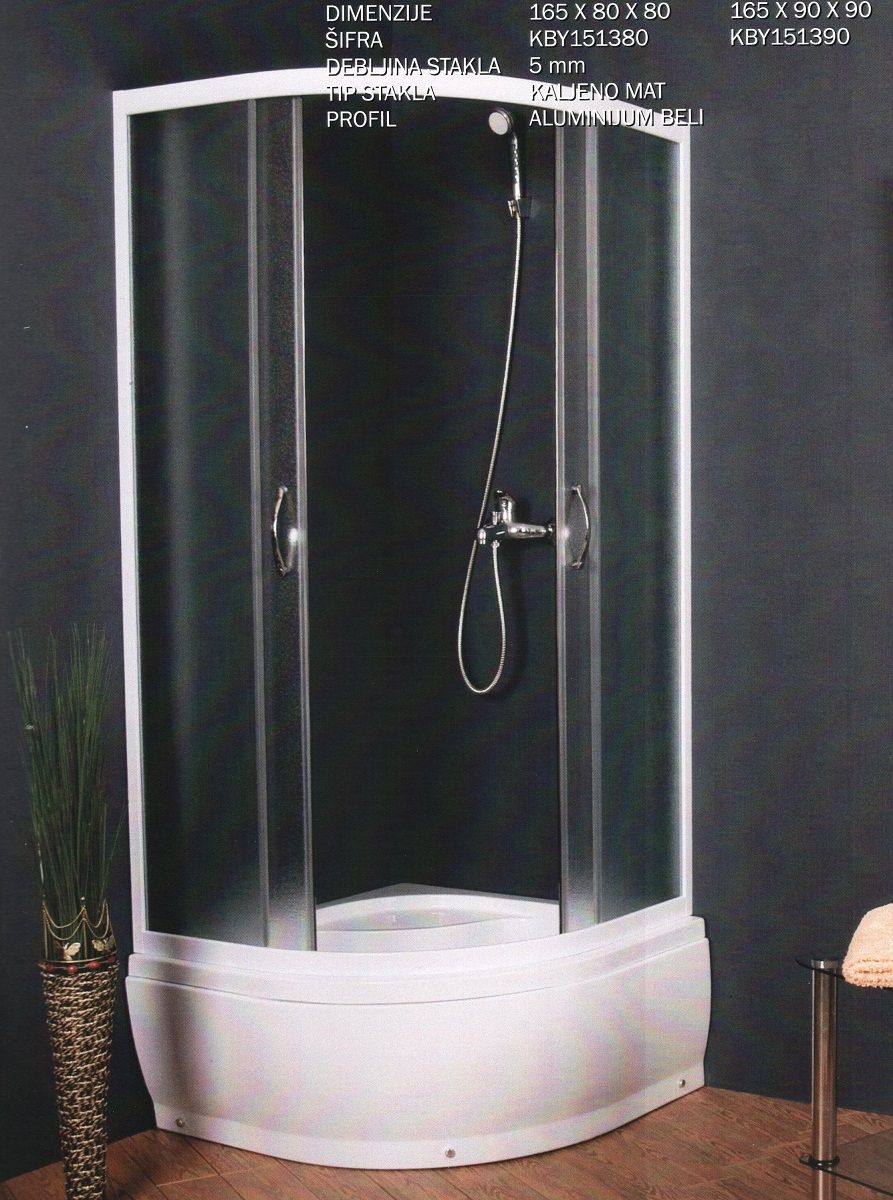 80x80 P tu&scaron; kabina duboka EKONOMIK