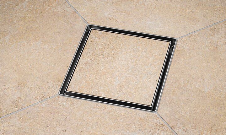 TECE komplet SET slivnik 15x15 cm